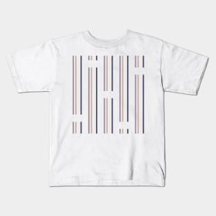 Vintage Vertical Lines or Stripes Kids T-Shirt